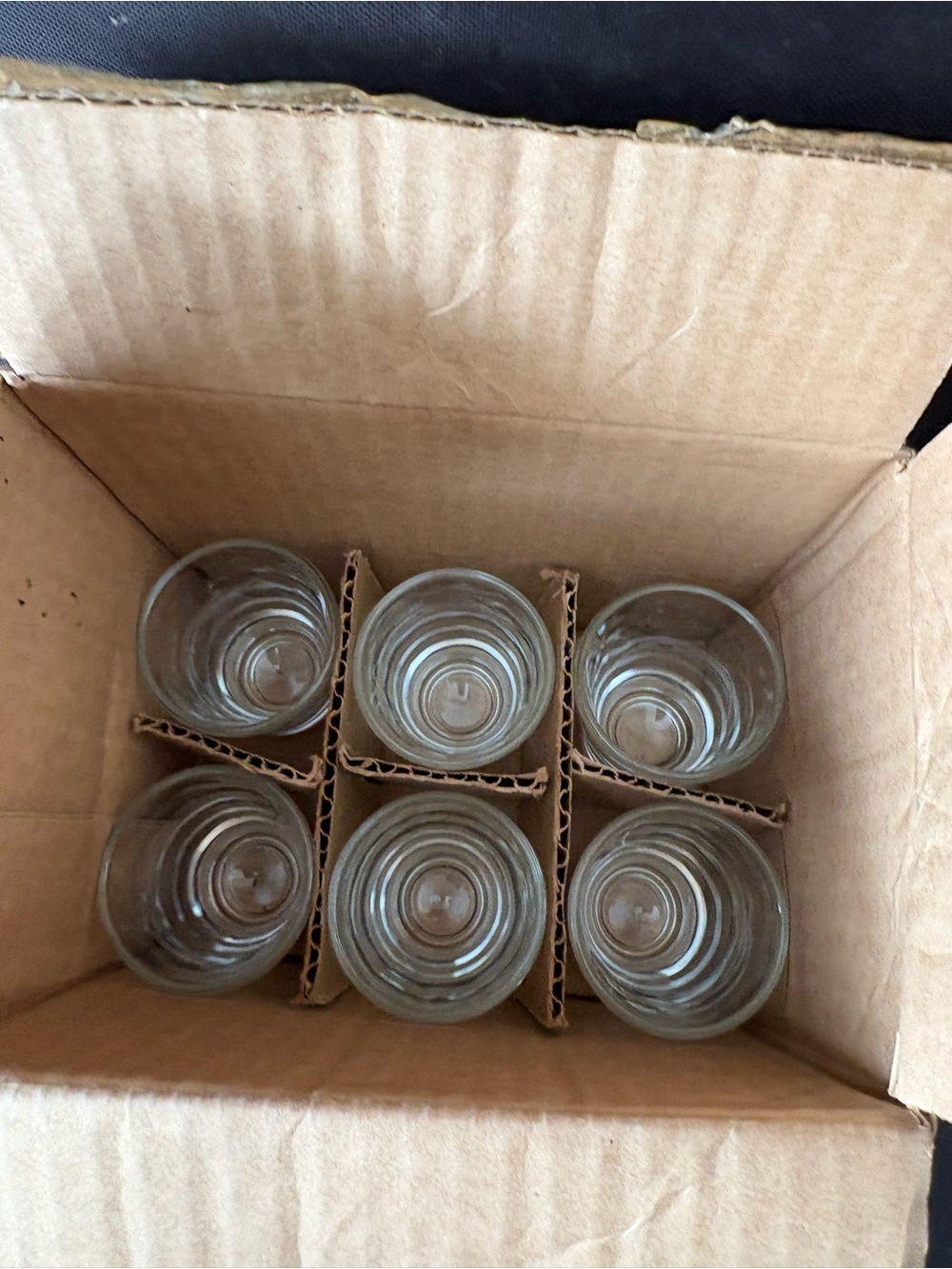 Clear Glass Shot Glasses - Set of 8 - Picture 2 of 2